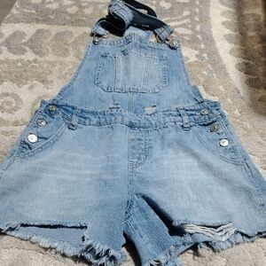 Rewash Light Blue Denim Romper